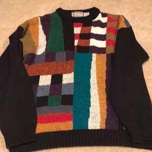 long sleeve retro sweater